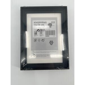Ikea Knoppang Picture Frame Black 5"x7" 103.871.24